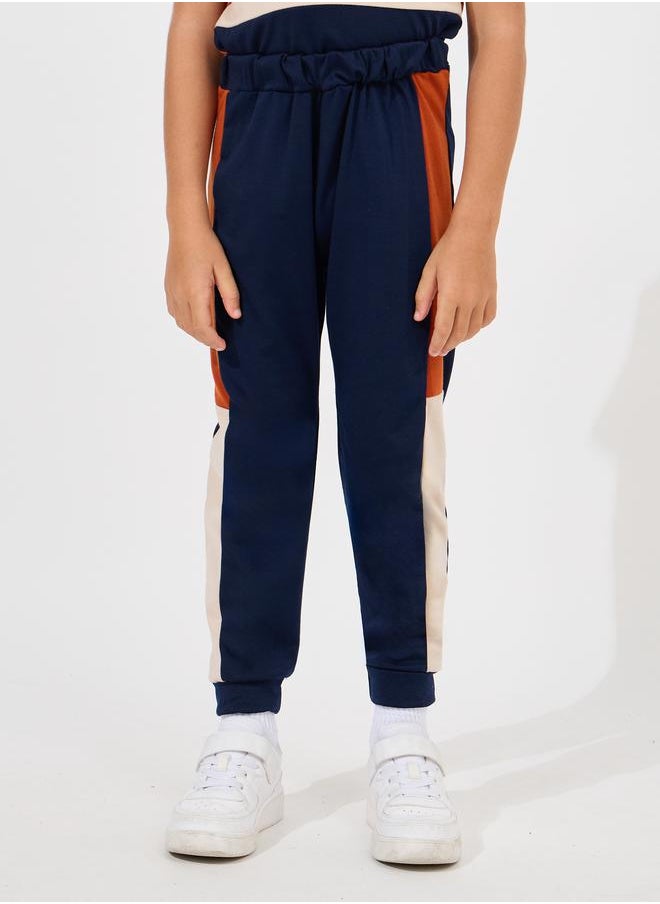 Styli Color Block T-Shirt & Joggers Set  - Image 5