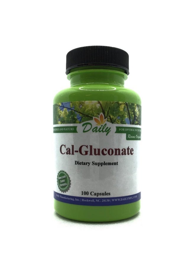 Daily Manufacturing Daily Calcium Gluconate™ (100 Vegetarian Capsules)  - Image 1