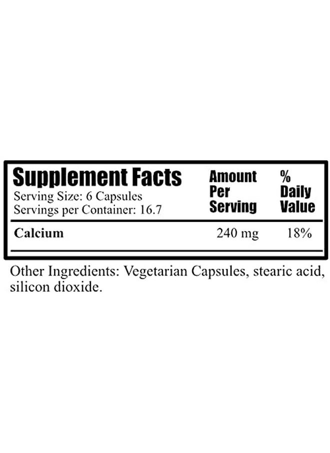 Daily Manufacturing Daily Calcium Gluconate™ (100 Vegetarian Capsules)  - Image 2