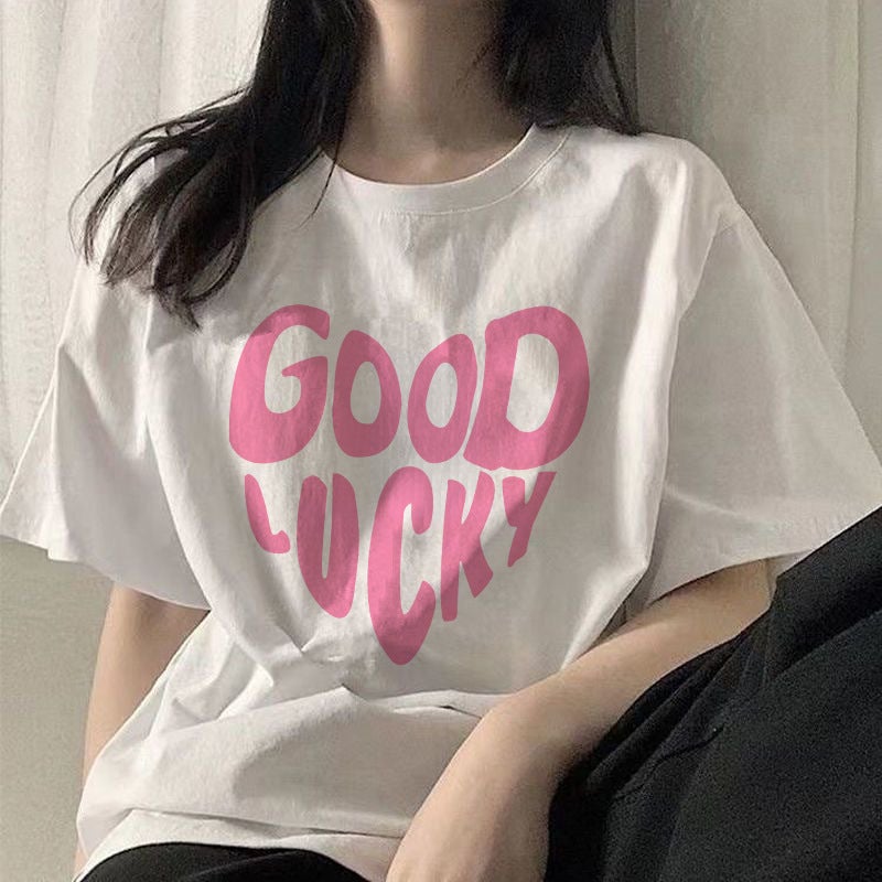 Short-Sleeved T-Shirt for Couples to Cover the Flesh, Loose Elegant T-Shirt, Export Hong Kong Style Expression, Ice Silk Half-Sleeved Women's Summer Short-Sleeved T-Shirt for Men - Image 3