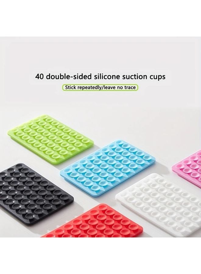 Transparent Silicone Double Sided Suction Cup With 40 Capsules For Phone Case Computer Bag - Image 4