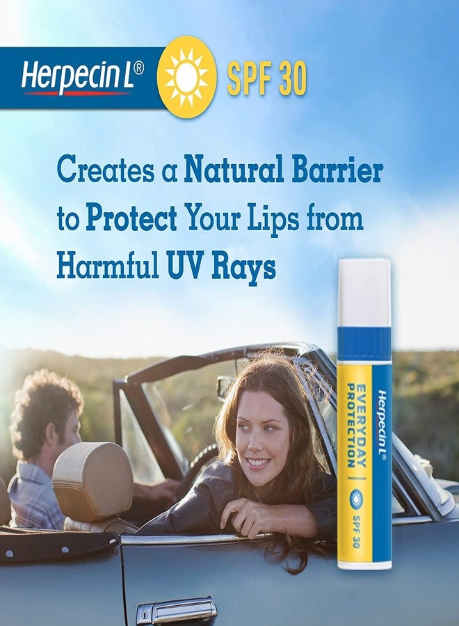 herpecin l Herpecin-L Lip Balm Stick, 30 SPF, 0.1 Ounce (Pack of 6) - Image 2