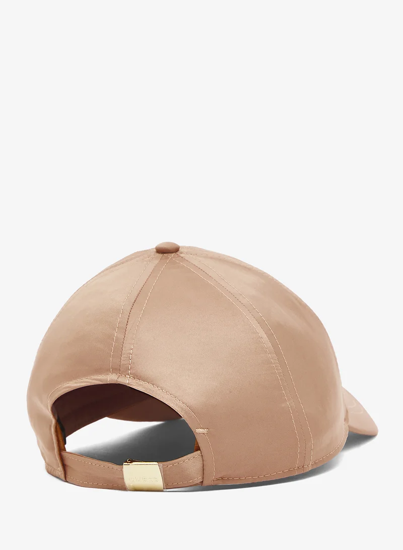 جس Logo Curve Peak Cap
