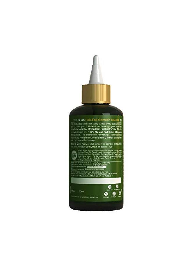 LOTUS BOTANICALS Red Onion Hair Fall Control Hair Oil | Mineral Oil Silicon & Chemical Free | All Hair Types | 200ml  - Image 3