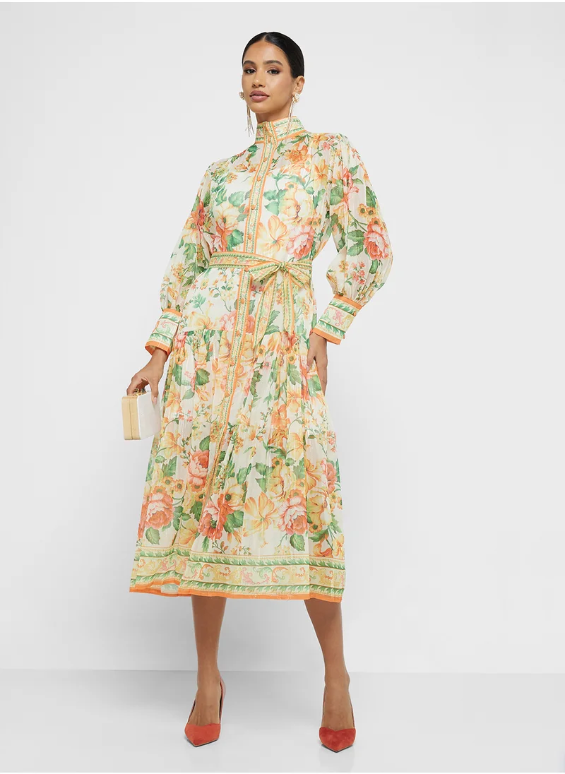 Khizana Floral Print Dress