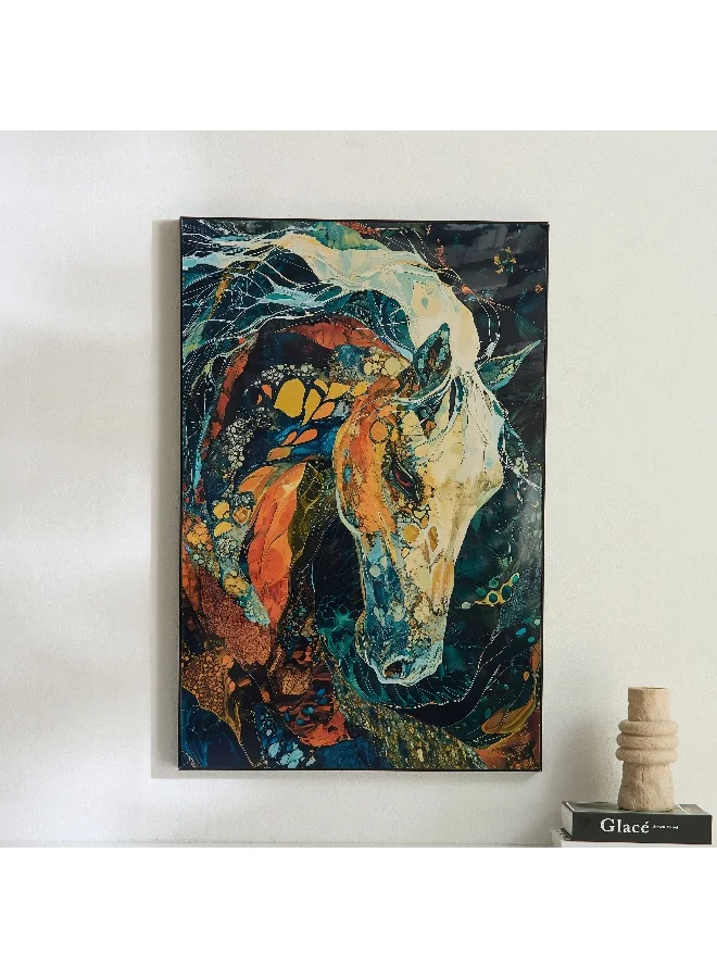 Home Box Cyprus Odean Horse Framed Picture - 60x90x2.5 cm