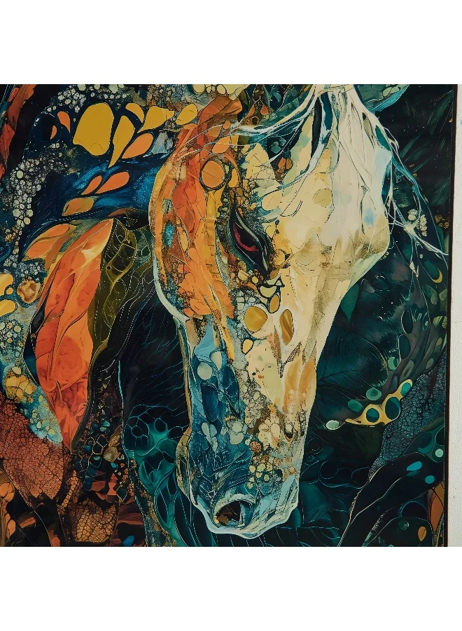 Home Box Cyprus Odean Horse Framed Picture - 60x90x2.5 cm