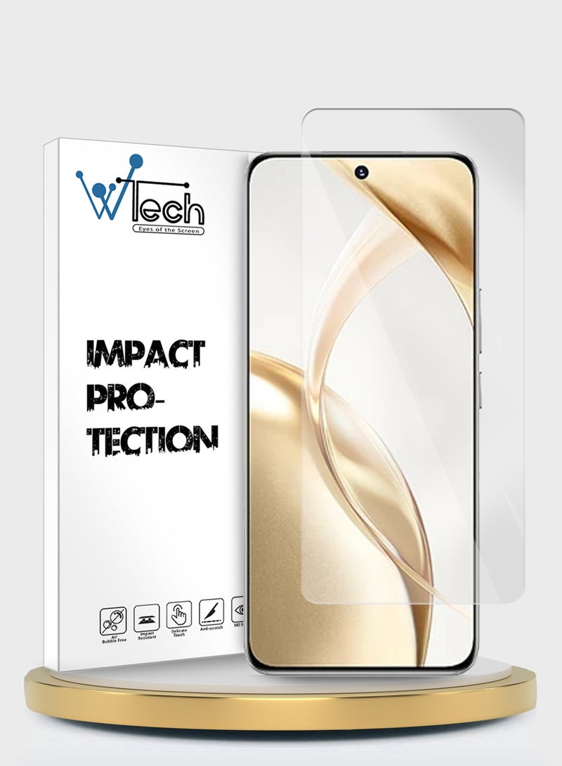 Wtech Premium Series Curved Edges 9H 2.5D Tempered Glass Screen Protector For Honor 200 5G 2024 Clear - Image 1