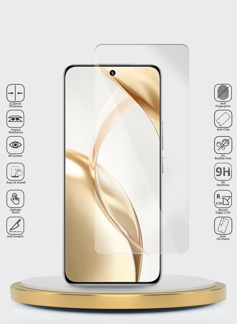 Wtech Premium Series Curved Edges 9H 2.5D Tempered Glass Screen Protector For Honor 200 5G 2024 Clear - Image 2