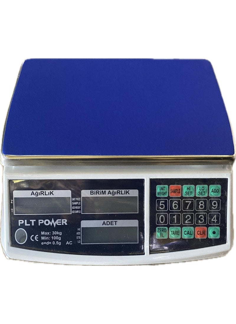 Plt Power 30KG/0.5GR Precision Counting Scale  - Image 1