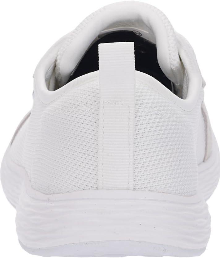 WHITIN Wide Shoes for Women Size 9W Walking Width Toe Box Tennis Sneakers Zero Drop Casual Diabetic Daily Standing White 40 - Image 3