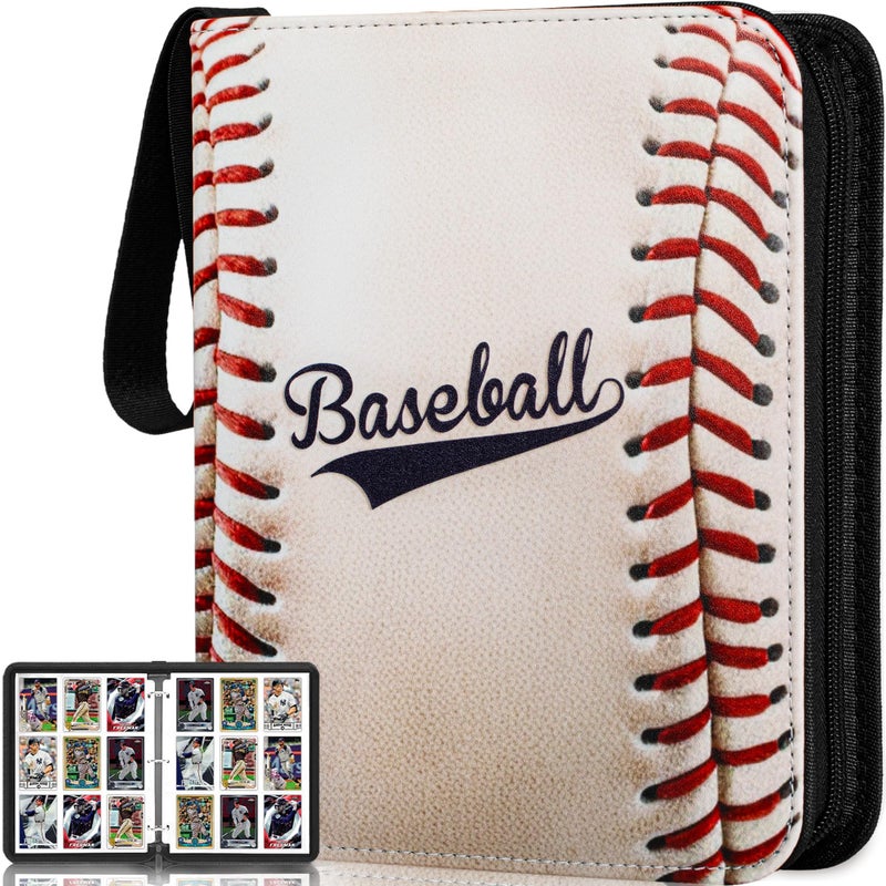 RONMONG Baseball Card Binder20252026 Sports Trading Card with Sleeves Holder Album990 Pockets Baseball Card Holder Sheets Display Storage Protectors for Collectors Boys and Girls Gift - Image 2