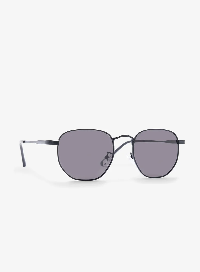 Seventy Five Polarized Lens Square Aviatoe Sunglasses