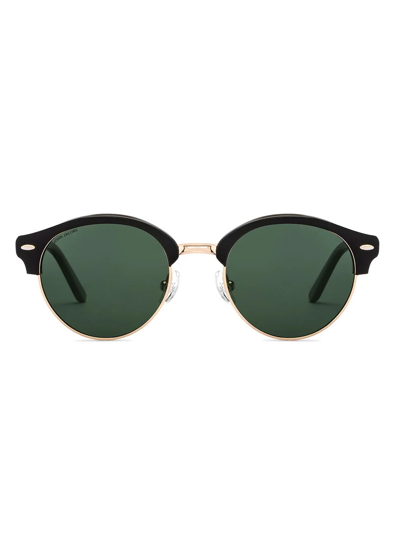 John Jacobs john jacobs Clubmaster Sunglasses (For Men &amp; Women, Green)