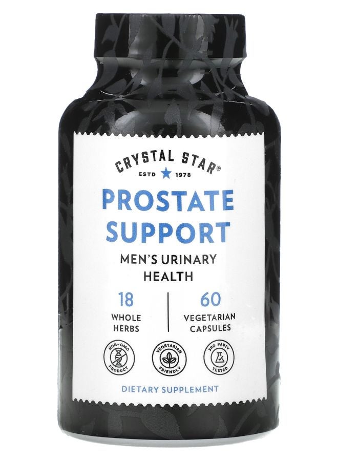 Crystal Star Prostate Support 60 Vegetarian Capsules - Image 1