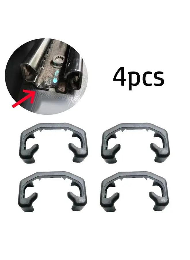 4pcs Car Seat Slide Rail Blanking Caps Precision Fit Reinforced Clip High Quality Plastic - Image 5