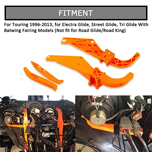 psler Strong Arm Inner Batwing Fairing Speaker Support Bracket Lining Decoration kit for Touring Electra FLHX FLHT 1996 1997 1998 1999 2000 2001 2002 2003 2004 2005 2006 2007 2008 2009 2010 2011 2012 2013 - Image 2