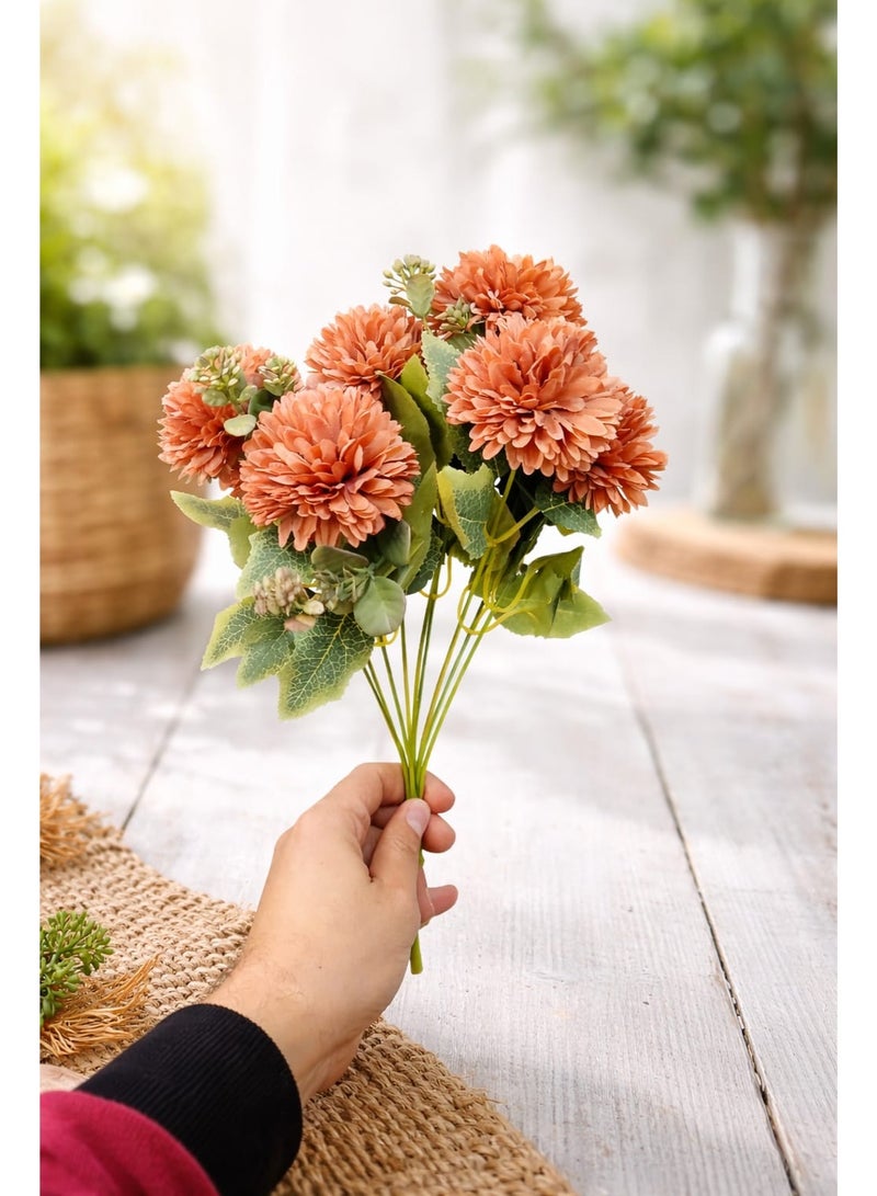 Elegant Artificial Roses Bouquet - Lifelike Silk Flowers for Home Decor, Weddings, and Events - Image 3