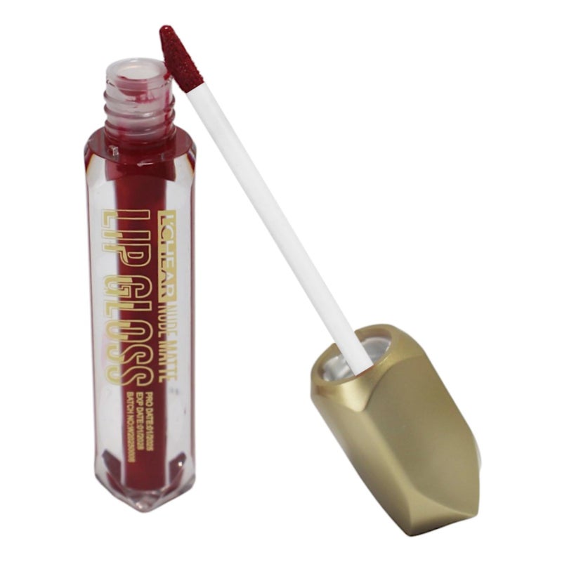 Lip Gloss Nude Matte Light&Thin Lasting Color Shade Number 1