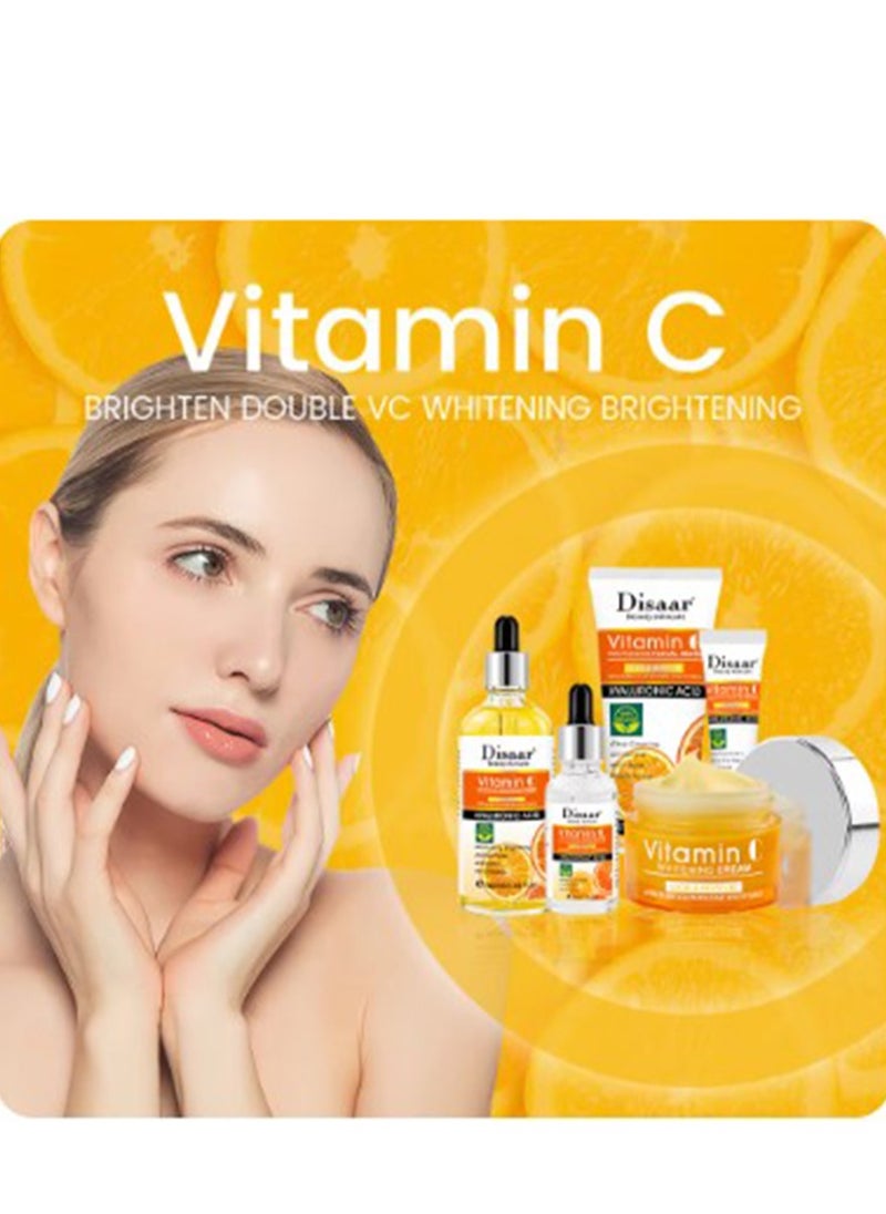 Disaar - Vitamin C Whitening Brightening Facial Skin Care Series 5 Piece Set - Image 1