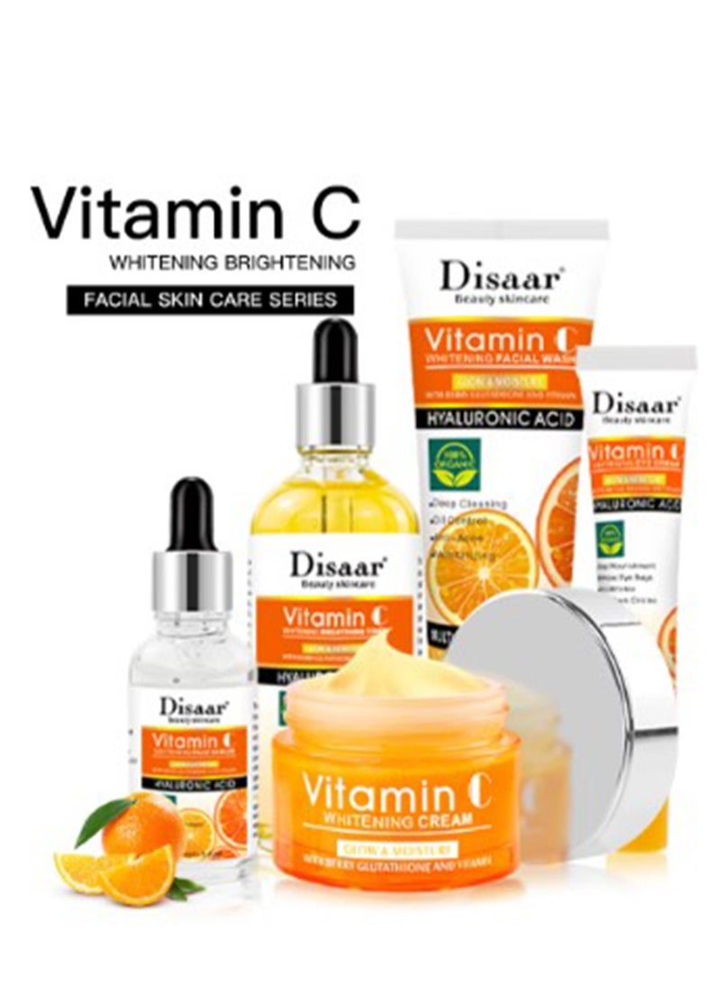 Disaar - Vitamin C Whitening Brightening Facial Skin Care Series 5 Piece Set - Image 1