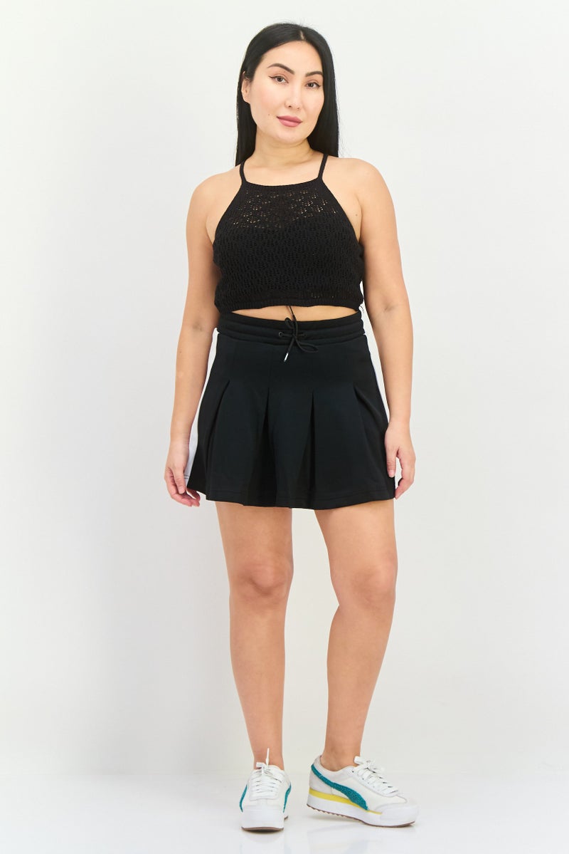 PUMA Women Sportswear Fit Outdoor Skirt, Black/White  - Image 4