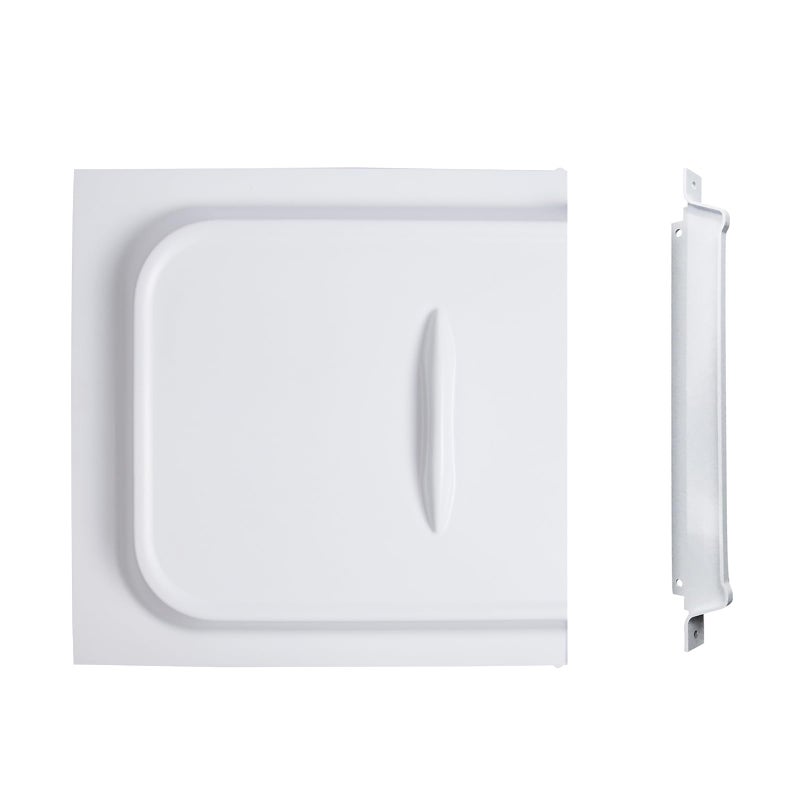 RVGUARD RV Screen Door Slide 12 Panel with Slide Stop fits for RV Camper Travel Trailer OEM Replacement White