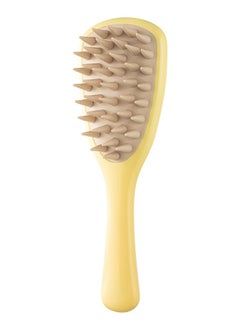 Ru syanl Soft Silicone Coarse Bristles Shower Hair Brush Exfoliator Hair Scalp Massager Shampoo Brush With Handle  - Image 1