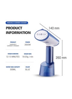 JAMAKY Italy Jamaican portable steam iron 2000 watt - jmk 1016  - Image 2