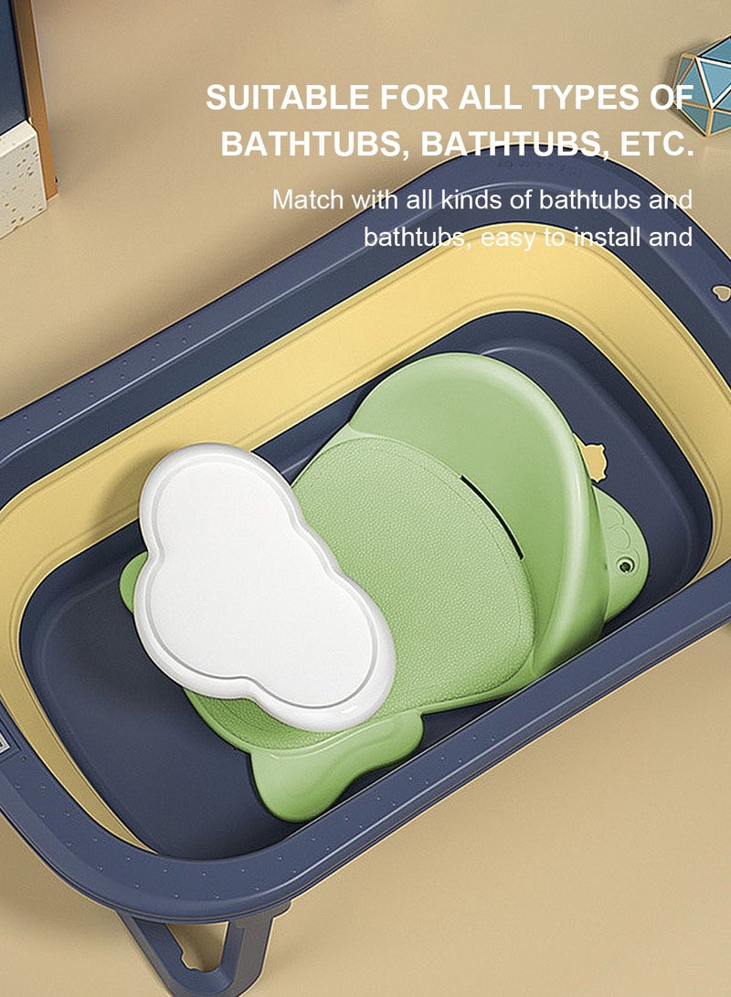 MaBaby Baby Bath Chair, Cute Cartoon Baby Bathtub Seat, Detachable And Installable Infant Shower Chair - Image 3