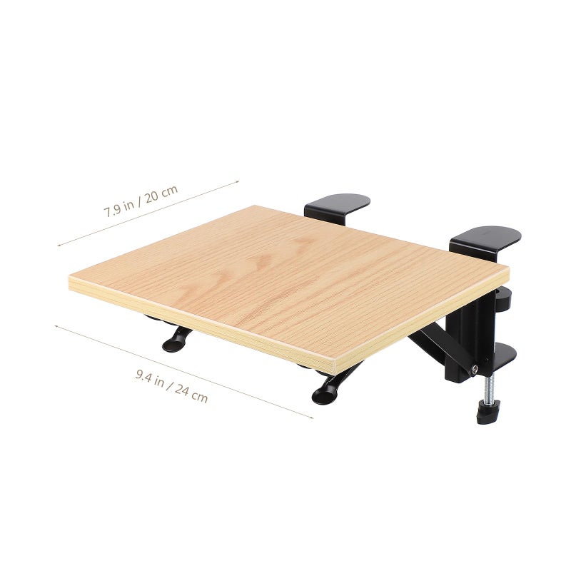 Ciieeo Desktop Arm Support Wrist Rest Pad With Foldable Keyboard Elbow Pad 24cm Extension Board - Image 3