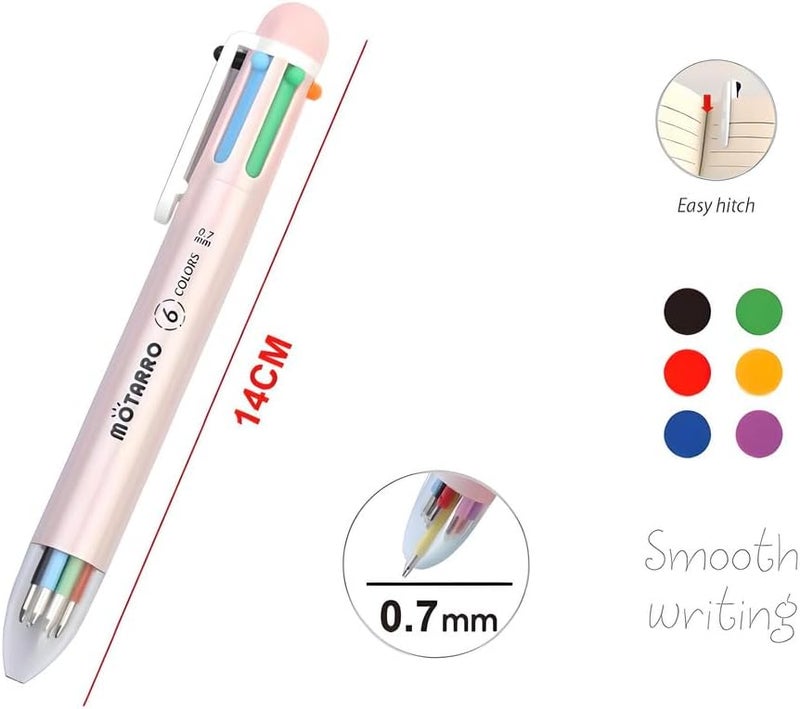 Fitto 0.7mm 4 in 1 Ballpoint Pen, 14cm - Multi-Color Writing Instrument - Image 2