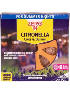 Citronella Burner With 6 Pieces Coils