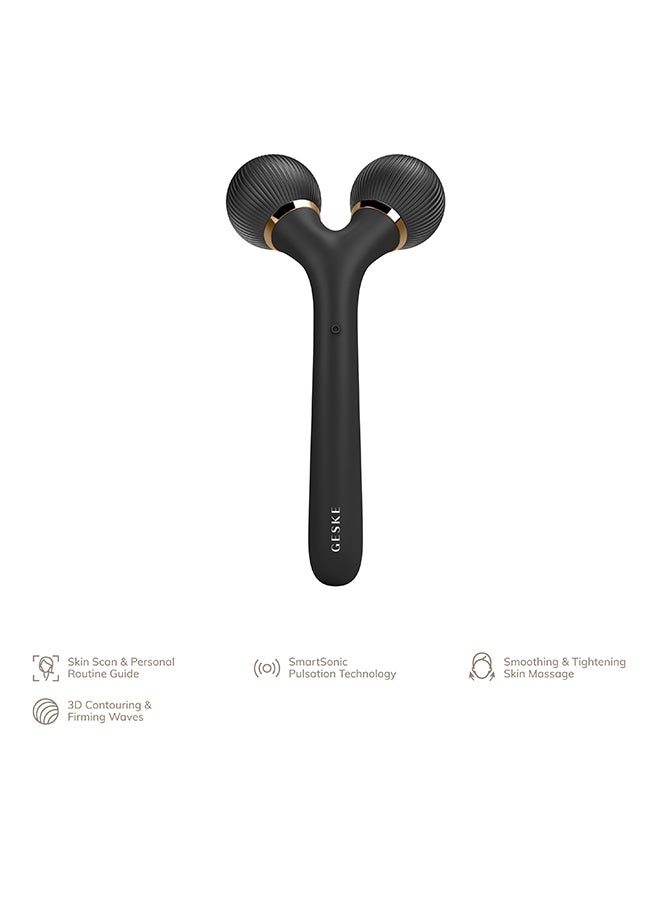 جيسكي رولر الوجه والجسم سونيك سمارت أب جايدد |  في  | محفز ديرما سموث للوجه والجسم | رولر احترافي للوجه والجسم | رولر للعناية بالبشرة والجمال - أسود - Image 2