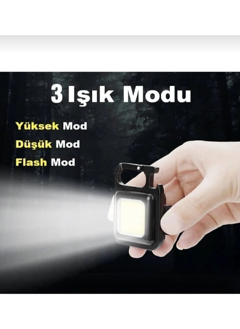 Game Fruy Mini LED Keychain Flashlight Magnetic Waterproof Bottle Opener  - Image 4
