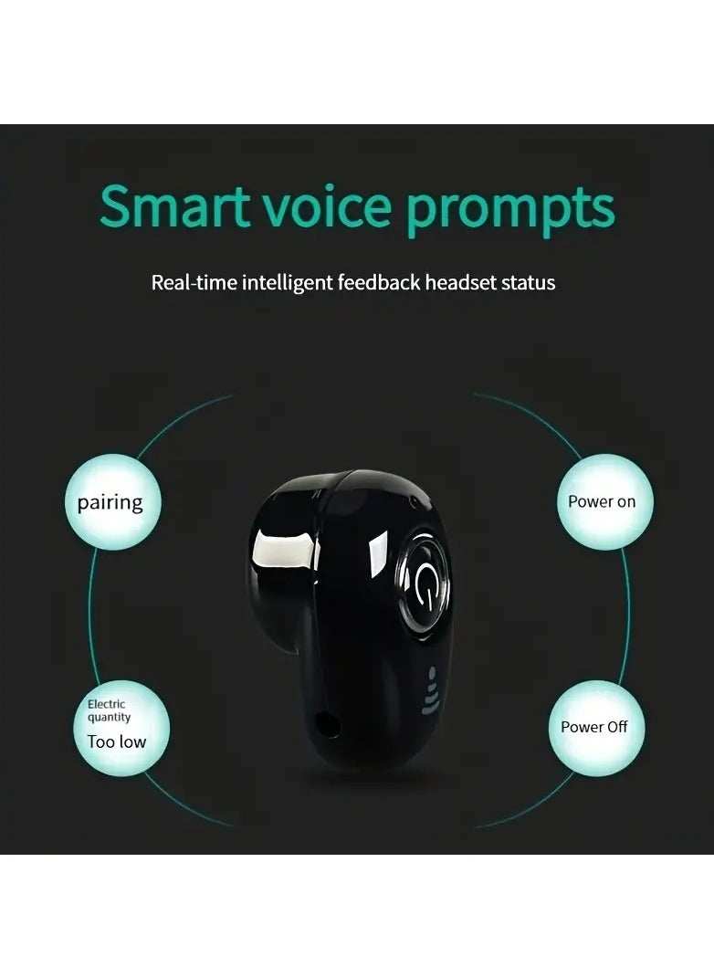 Home Clearance Sale - New Wireless Audio Headphones, TWS Microphone, Invisible, Sports, Mini, Stereo, Single Ear Earplugs, Buttons, Business, In Ear, Music, Sports, Work - Image 1