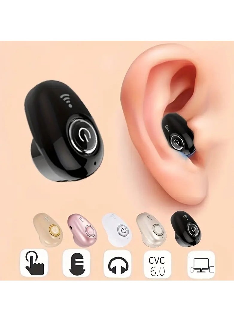 Home Clearance Sale - New Wireless Audio Headphones, TWS Microphone, Invisible, Sports, Mini, Stereo, Single Ear Earplugs, Buttons, Business, In Ear, Music, Sports, Work - Image 1