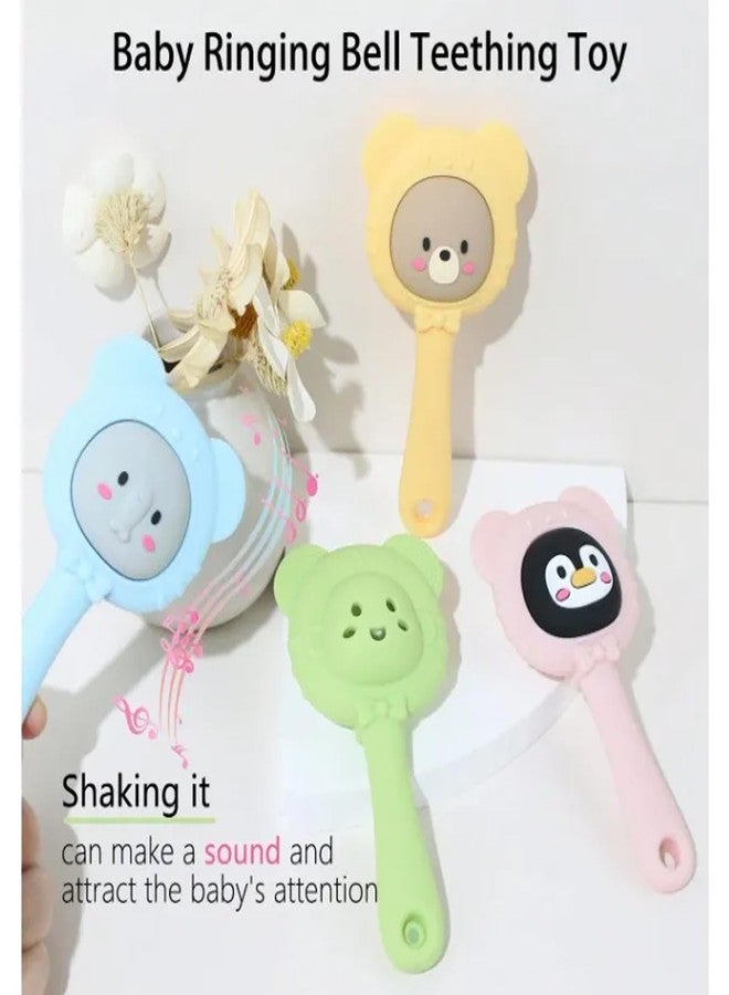 FIMALIA Silicone Baby Teether Toy – Soft Chew Teething Toy for Infants | BPA Free, Safe & Durable | Cute Cartoon Grip Design | Soothes Gums for Newborns & Toddlers (1 pc Multicolor) - Image 4