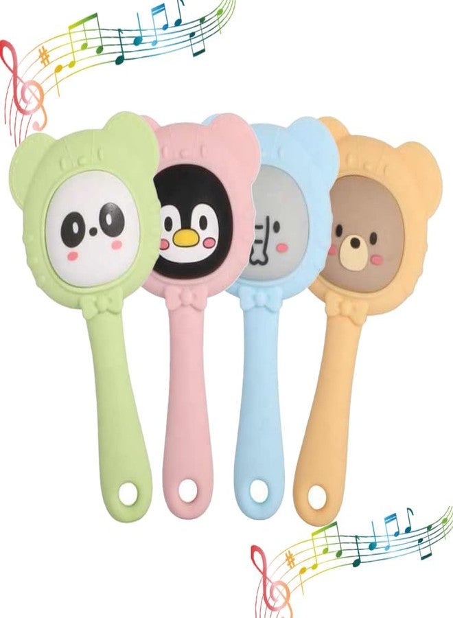 FIMALIA Silicone Baby Teether Toy – Soft Chew Teething Toy for Infants | BPA Free, Safe & Durable | Cute Cartoon Grip Design | Soothes Gums for Newborns & Toddlers (1 pc Multicolor) - Image 1