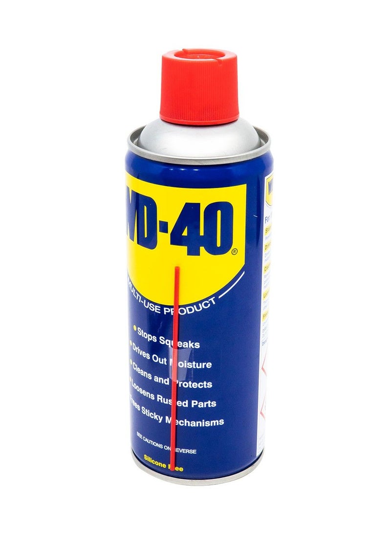 WD-40 WD-40 Multi-Use Product, Lubricant & Rust Remover – Reduces Friction, Penetrates Stuck Parts, Protects Metal, Displaces Moisture – 330 ml Spray Can  - Image 2