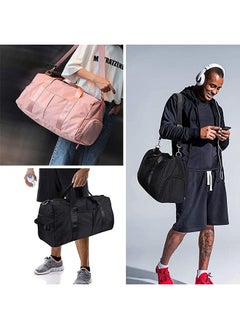 Sports Gym Bag, Waterproof Travel Duffel Bag with Wet Pocket and Shoe Compartment, 40L Gym Duffle Bag for Men and Women, Lightweight Workout Bag for Sports (Pink) - pzsku/ZF391EB4E5683AA475254Z/45/_/1730803047/9a73f275-7df5-4a9d-8753-ad270aaaa5b3