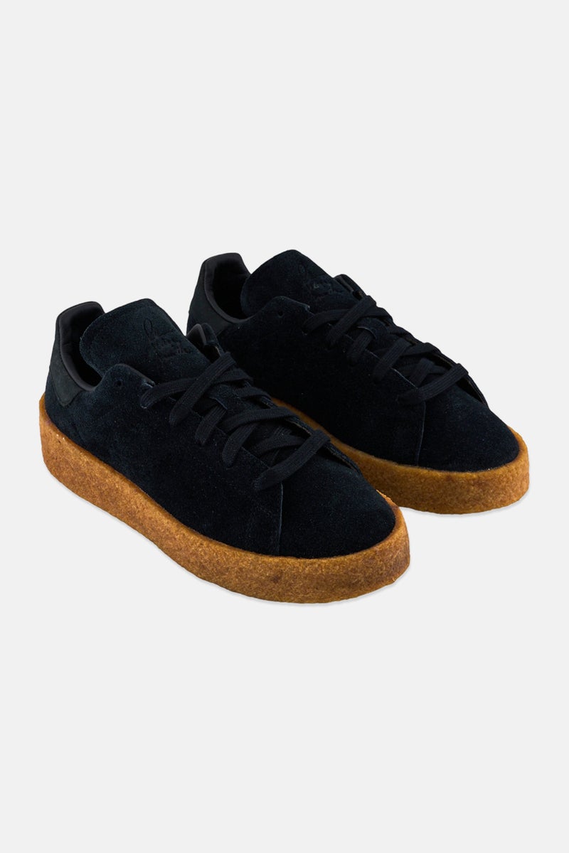 adidas Originals Kids Boy Lace Up Stan Smith Outdoor Shoes, Black - Image 1