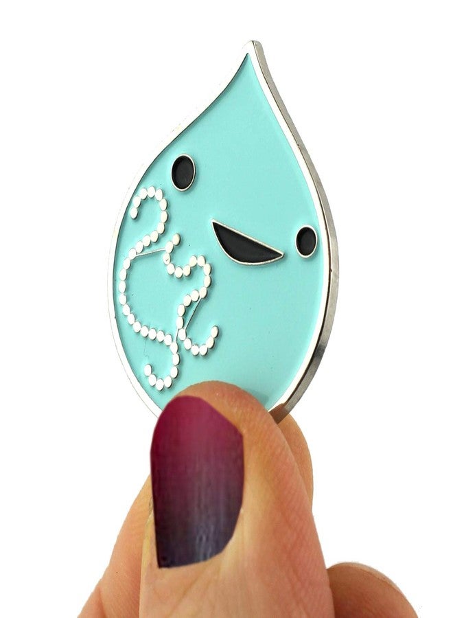 I Heart Guts Insulin Lapel Pin - Insulin for the Win! Diabetes Awareness Enamel Pin, Type 1 & Type 2 Support Gift, Insulin Users, Diabetic Warrior Present, Endocrinology Humor - Image 3