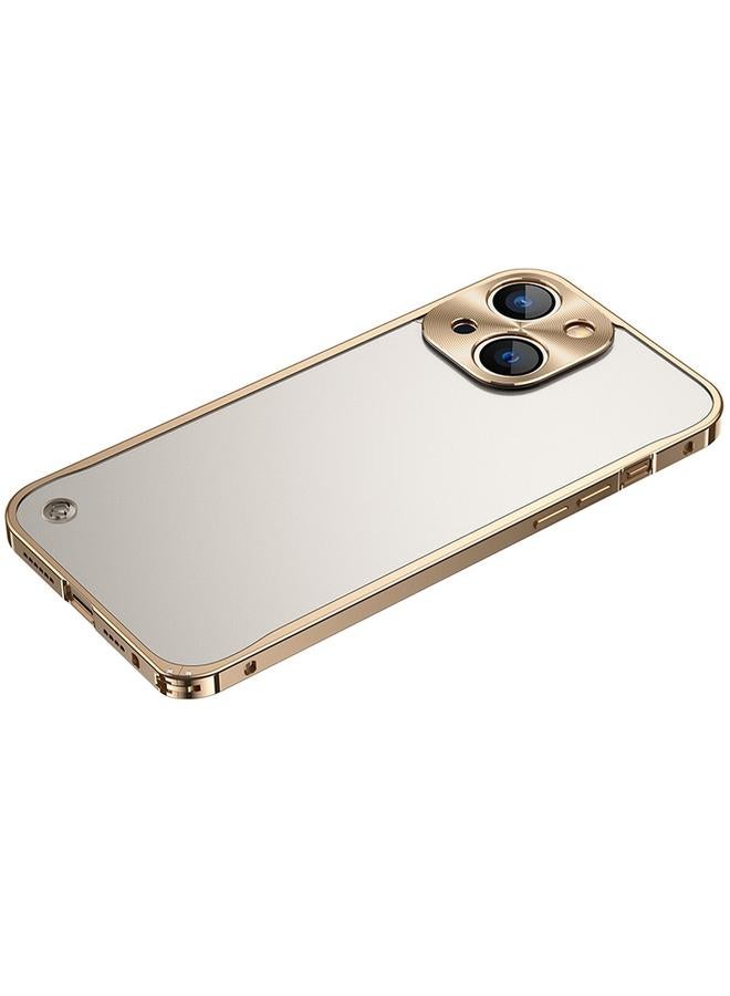 اس-توب جراب لهاتف iPhone 13 بإطار معدني من البولي كربونات المقاوم للصدمات - Image 1