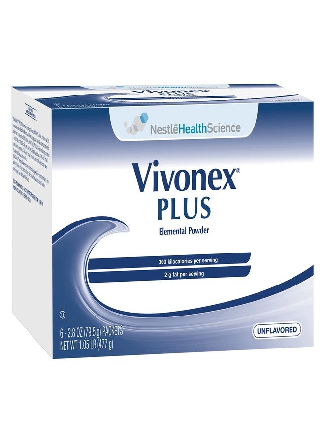 Nestle Vivonex Plus Oral Supplement Unflavored 2.8 oz Packet 6 Ct, Useful in Stressed, Catabolic Patients - Image 1