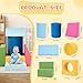 Edbuosy Toddler Climbing Toys Indoor 7Piece Colourful Foam Climbing Blocks Soft Play Climbing for Toddlers Modular Crawling Sliding Play Set for Toddlers 13 Years Old - Image 4