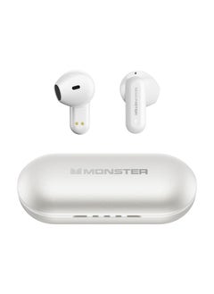 Monster Monster XKT25 Wireless Bluetooth Earbuds Gaming Headphones Deep Bass Low Latency Game Headset with Built-in Microphone For Gaming Noise Canceling Headsets White  - Image 1