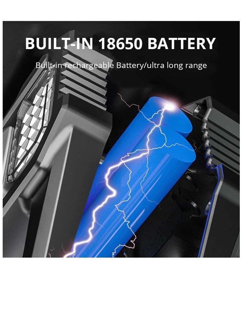 مصباح تخييم LED يعمل بالطاقة الشمسية فائق السطوع ، مصباح عمل مضاد للماء ، 6 تروس ، كشاف USB قابل لإعادة الشحن ، 800LM - Image 5