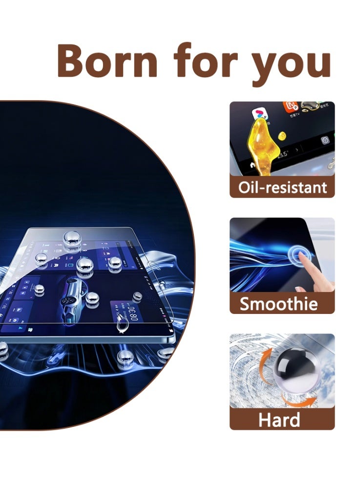 BYD Anti Scratch Anti Fingerprint Full Cover Tempered Glass Screen Protector Set For Equation Leopard Ti 3 Central Control Instrument Co-pilot Triple Screens - Image 4