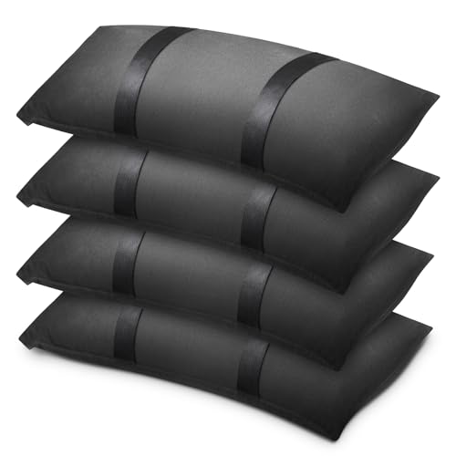 Aimosen 200 LBS Umbrella Base Weights Sandbags 4 Packs Sand Bags for Weight Weatherproof Fillable Heavy Duty Weight Sandbag for Outdoor Furniture Backyard Umbrella Garden Trampoline Poolside Accessories - Image 1